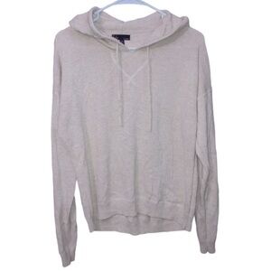 TO Women’s XL Long Sleeve Ivory Hooded Sweater